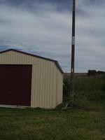 Wanganui NS hut and aerial pole